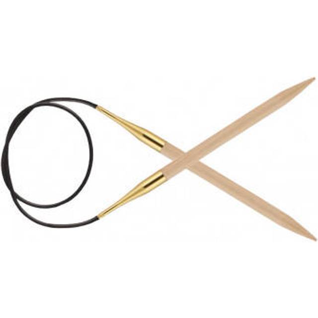 Knitpro basix birch: knitting pins: circular: fixed: 40cm x 4.50mm