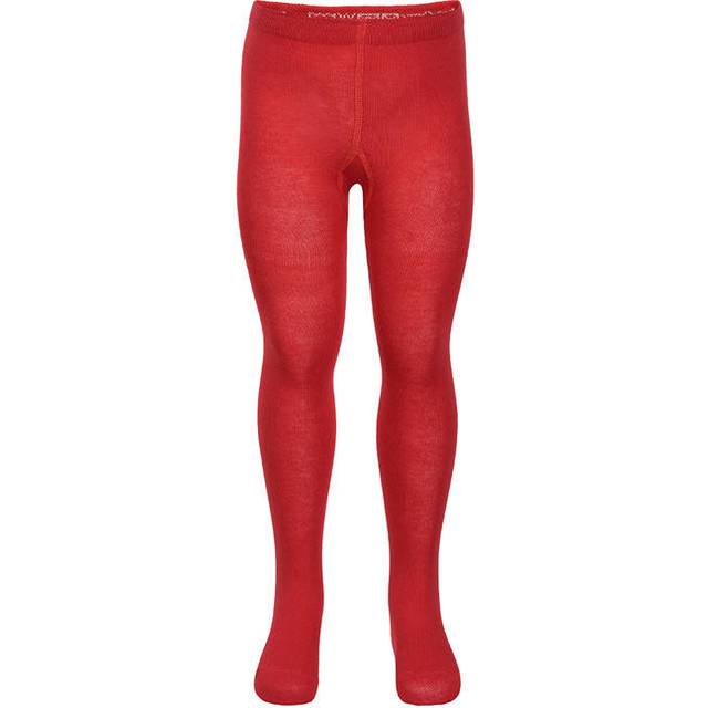 Minymo kinder strümpfe stocking solid red