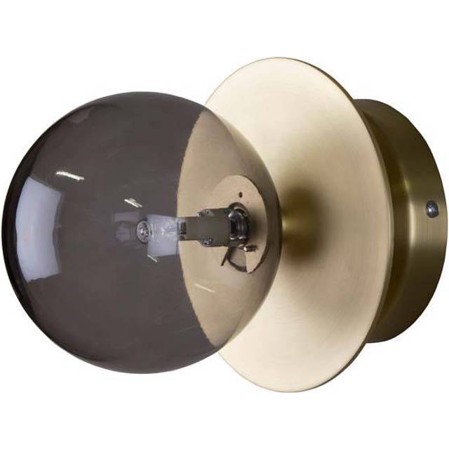 Art Deco Wall/Ceiling Lamp, White / Black