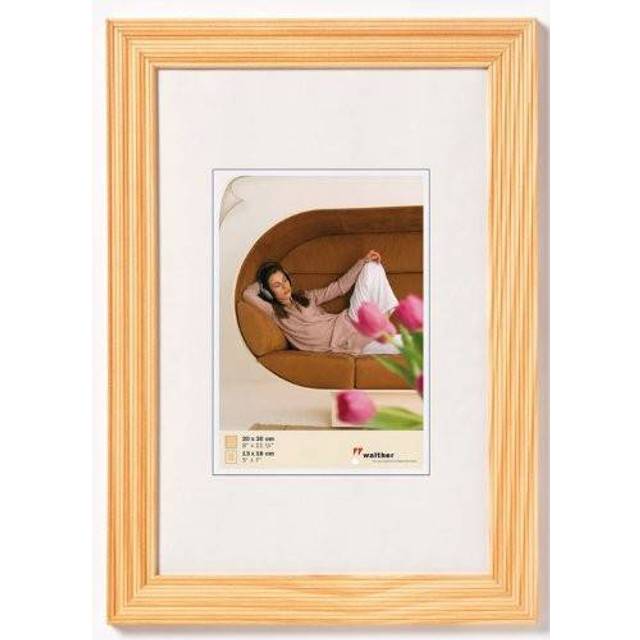 walther design HI824E Grado wooden picture frame, 7 x 9.50 inch (18 x 24 cm), oak