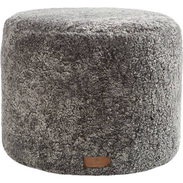 Shepherd Frida spuff Grågrafit - Sittsäckar & Sittpuffar Fårskinn Grey Graphite - 601-5040069