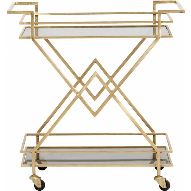 Nordal - Trolley, Golden W/Black Glass