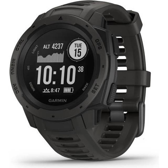 Garmin [ Renewed ] Instinct , Rugged GPS Smartwatch, Built-in Sports Apps, Ultratough Design Features, Graphite (Renewed)