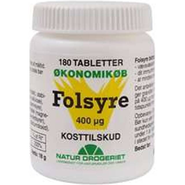 Natur Drogeriet Folsyra 400 μg 180 st.
