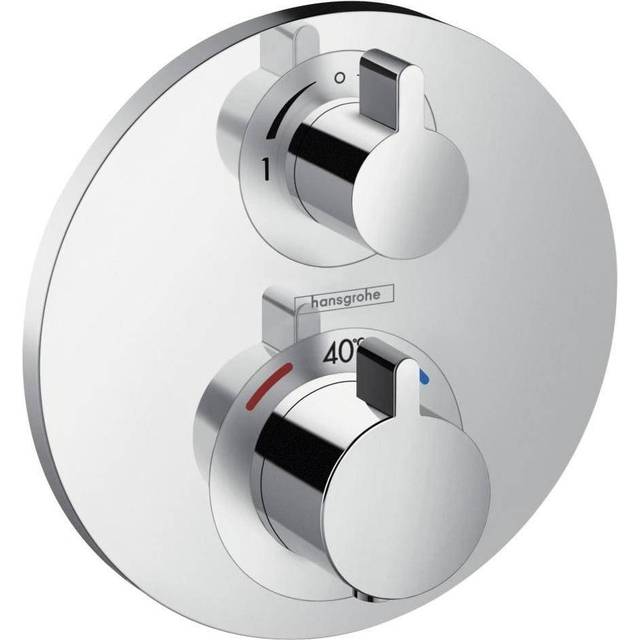 Hansgrohe - Finishing set Ecostat s Thermostatic mixer for concealed installation for 2 outlets with shut-off / diverter valve (15758000)