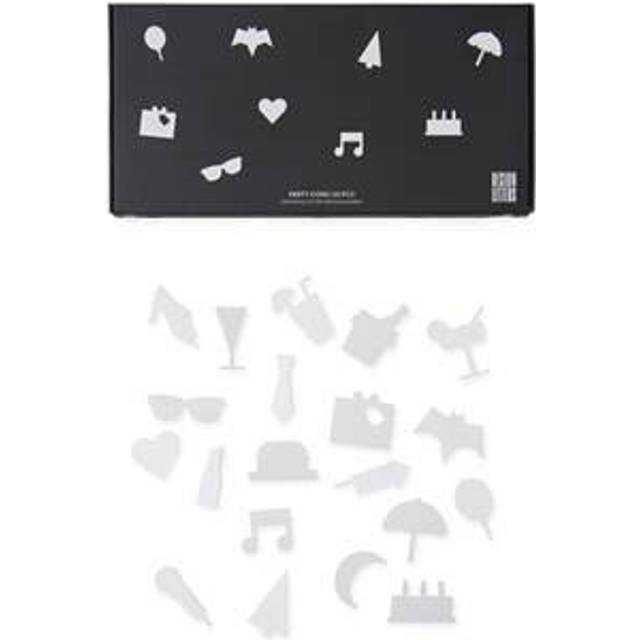 Design Letters Party icons to letter board 20 pieces white