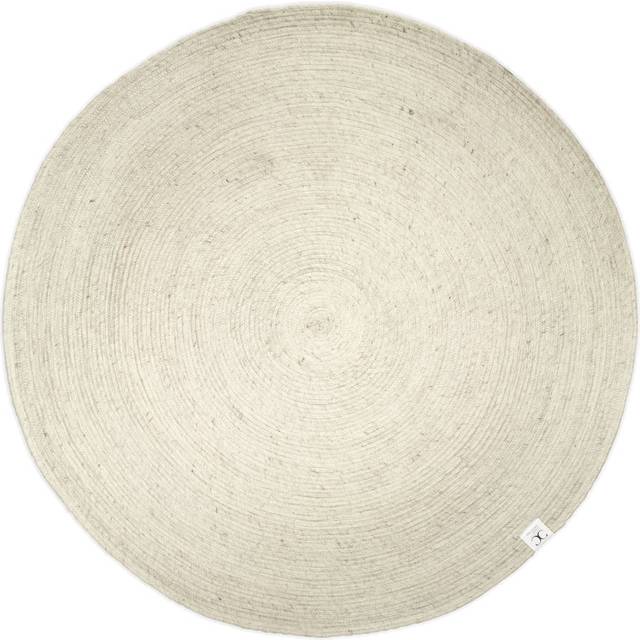 Classic Collection Merino ullmatta rund Ø200 cm Vit
