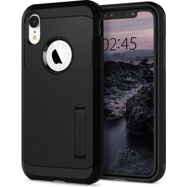 Spigen Tough Armor Skal kompatibel med iPhone XR Case Fodral -Svart