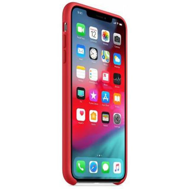 Apple iPhone XS Max Original silikonskal i Röd färg