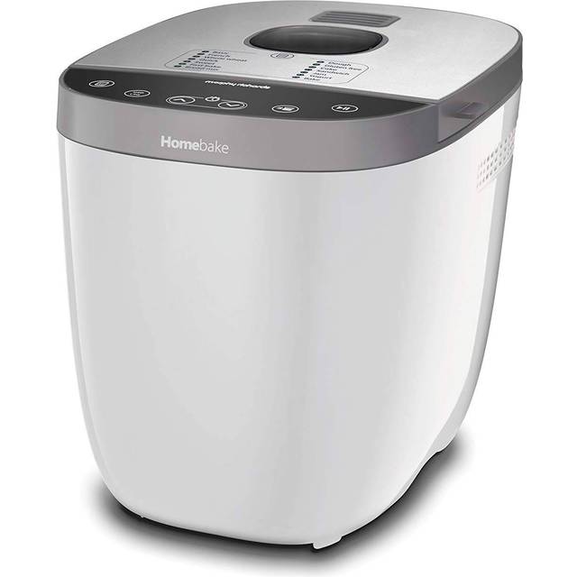 Morphy Richards Home Bake, Fördröjd start timer, Tittfönster, 600 W, Grå, Vit