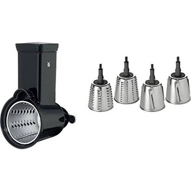 WMF Profi Plus Grönsaksskärare med 4 skärinsatser för grönsaker, frukt, ost, rostfritt stål, tillbehör som passar till WMF Profi Plus/Köksmaskin