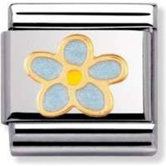 Nomination Classic Gold Forget-Me-Nots Flowers &amp; Nature Charms