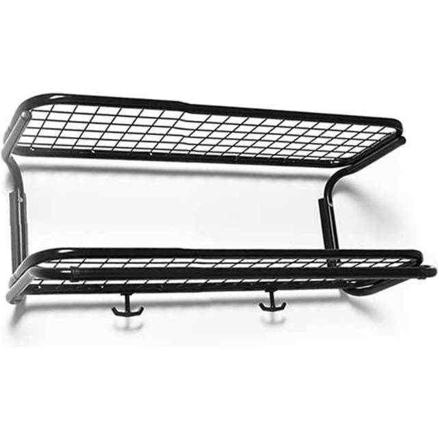 Essem Design - Classic 650 Hatthylla - Vit/Krom 40 cm - Hatthyllor och skohyllor - Gunnar Bolin - Silver,Vit - Metall/Plast
