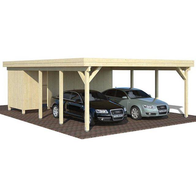 20' x 25' Palmako Karl Wooden Carport (6m x 7.6m)
