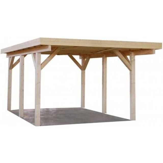 12' x 17' Palmako Karl Wooden Carport (3.6m x 5.1m)