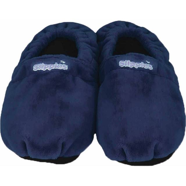 WARMIES Slippies Classic Blå, värmetofflor storlek 41-45