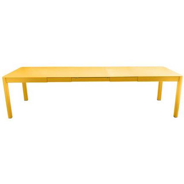 Fermob - Ribambelle XL Garden Table with 3 extensions - gewittergrau/texturiert mit Glanz/LxBxH 149-290x100x74cm/UV-beständig - storm grey (74.0 x 290.0 x 100.0cm)