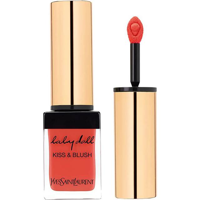 YSL Blusher & Lipgloss 4 Orange Fougueux