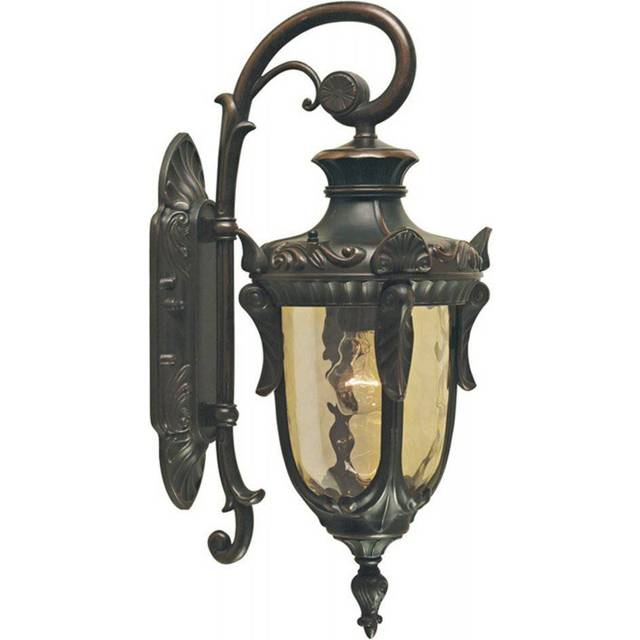 Elstead Lighting Philadelphia Small Down Wall Lantern Bronze, Brown