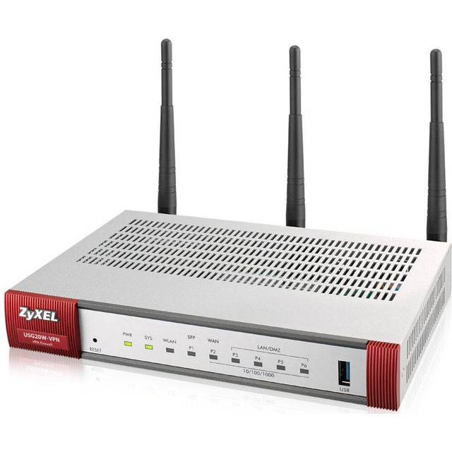 Zyxel USG 20W-VPN (Device only) Firewall Applinace 1 x WAN, 1 x SFP, 4 x LAN/DMZ,  IEEE 802.11ac/n