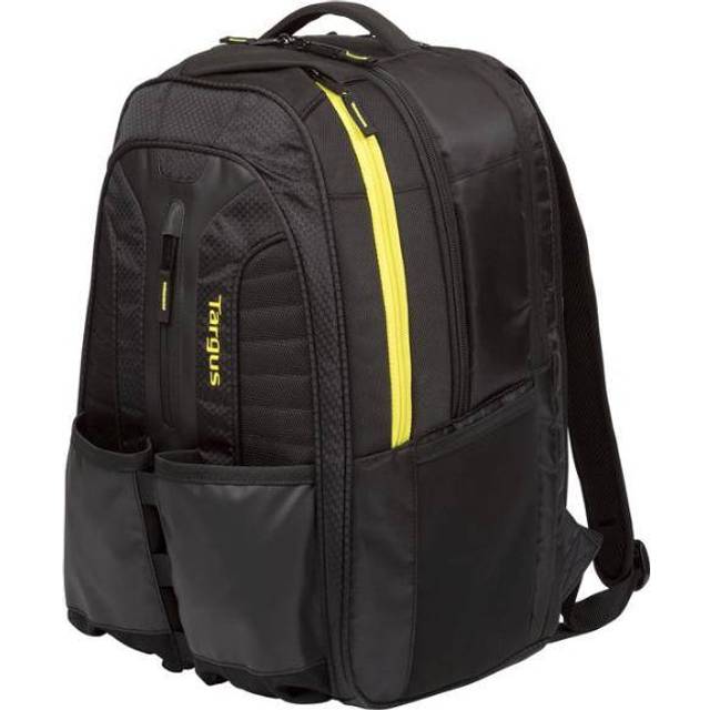 Targus Work + Play™ Racquets 15.6" Laptop Backpack - Black/Yellow