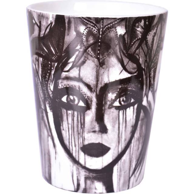 Carolina Gynning - Mugg Slice of life Svart/Vit 30 cl