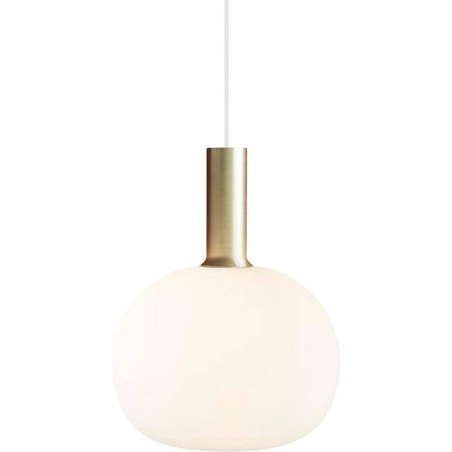 Nordlux Alton 25 Opal Glass Pendant with Brass or Black Covers