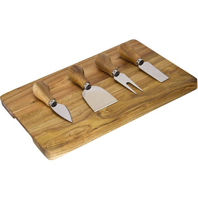Taylors Eye Witness Acacia Wood Cheese Knife & Magnetic Block Set