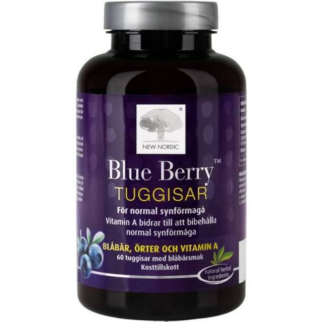 New Nordic Blue Berry Tuggisar 60 st