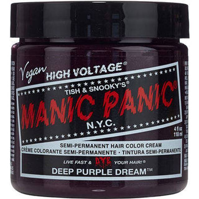 Manic Panic High Voltage Classic Semi Permanent Hair Colour Cream Deep Purple Dream / 118ml