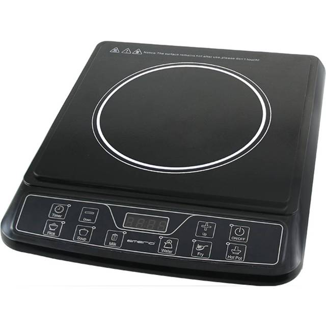 Emerio Induktionsplatta 2000 Watt Svart