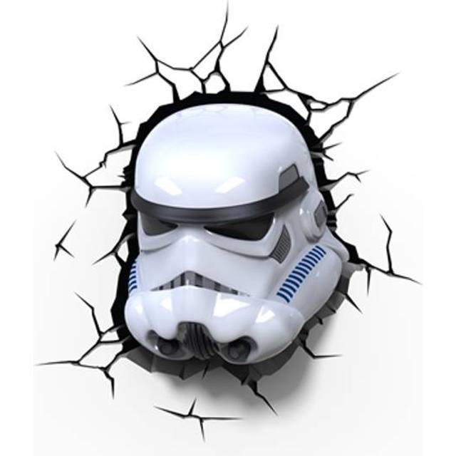 3D Light FX 50028 Star Wars Stormtrooper 3D Deco Light, Plastic, White/Blue/Black