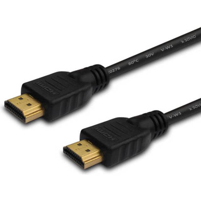 SAVIO CL-38 - HDMI-kabel med Ethernet - 15 m