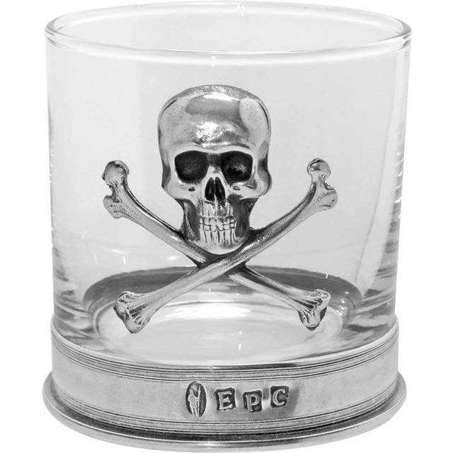 English Pewter Co Pirate Rum Tumbler - can be Engraved or Personalised