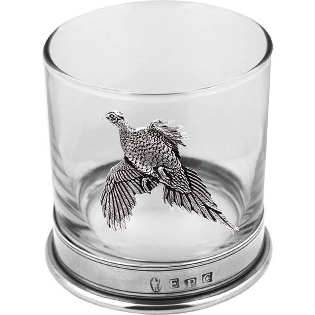 English Pewter Co Pheasant Tumbler - can be Engraved or Personalised