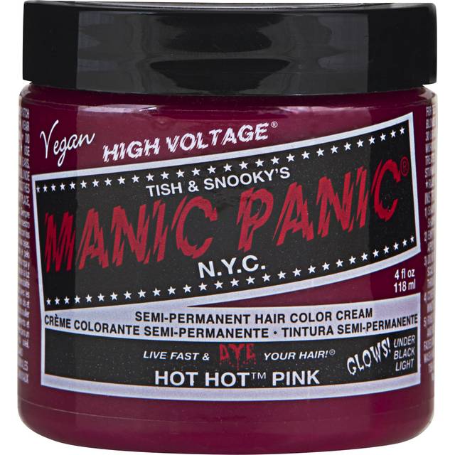 Manic Panic Semi-Permanent Hair Color Cream Hot Hot Pink 118 ml