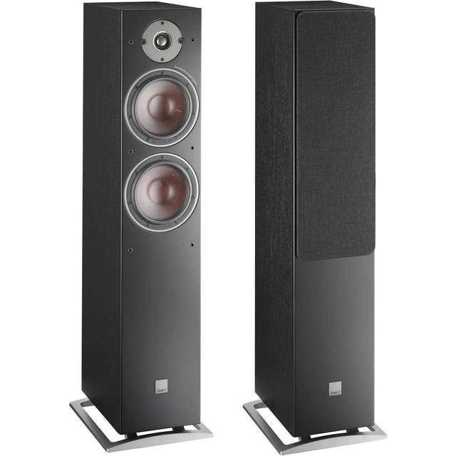 DALI OBERON 7 Floorstanding Speakers (Pair) Black Ash - Secondhand