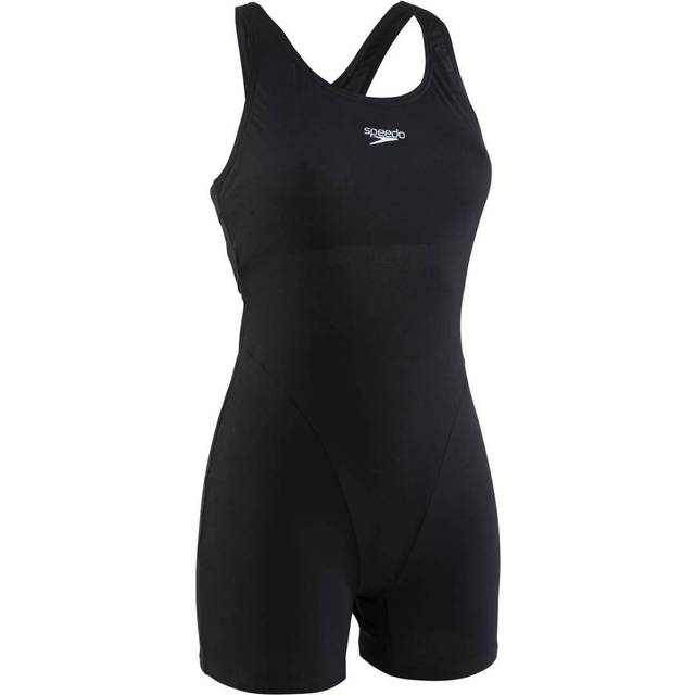 Speedo Essential Endurance Legsuit - Black, Black, Size 10, Women