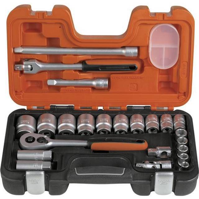 Bahco s240 1/2″ drive 24 piece metric socket set 10 – 32mm