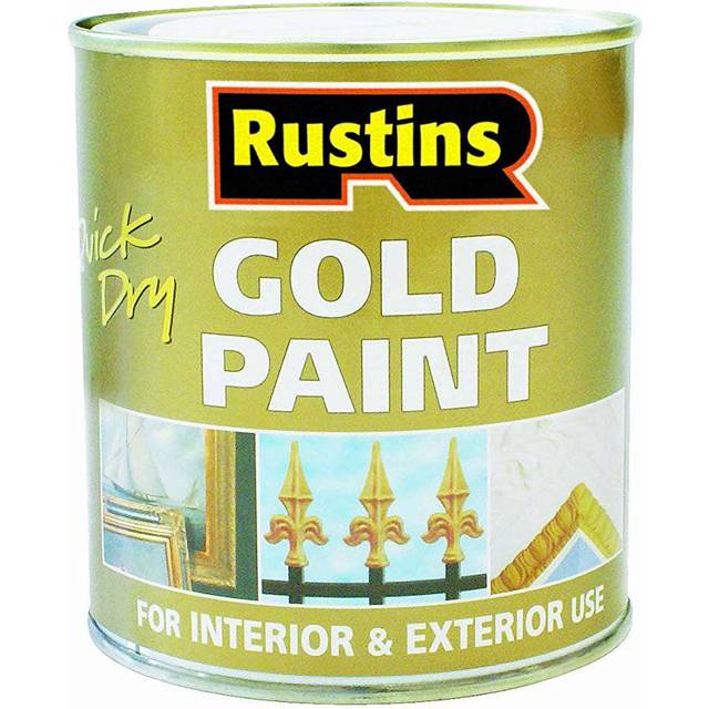 Rustins gold paint for wood and metal - 250ml & 500ml