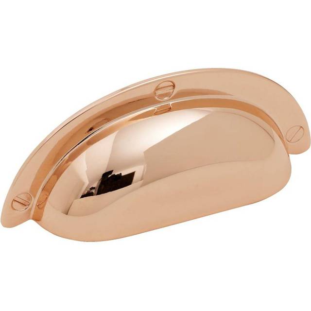 Beslag Design Skålhandtag 3922 polerad koppar conti