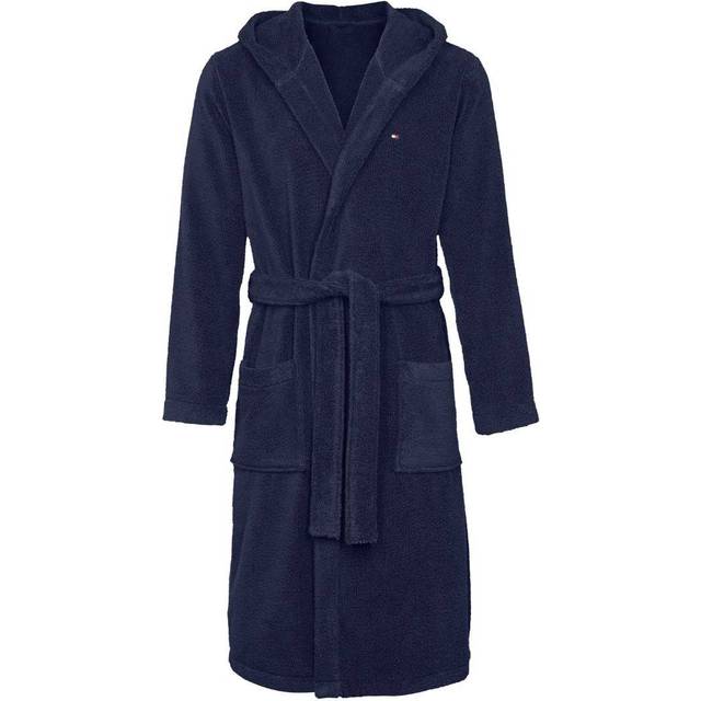 Tommy Hilfiger Cotton Bathrobe - Navy