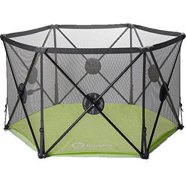 Callowesse Pop Up and Play Playpen with Securing Lock and Cushioned Guards