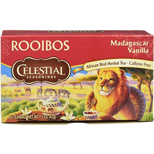 Celestial Seasonings, Herbal Tea, Madagascar Vanilla, Caffeine Free, 20 Tea Bags, 1.5 oz (43 g)