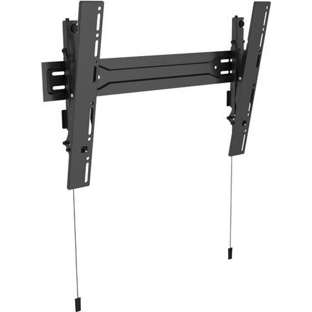 Multibrackets M VESA Wallmount Super Slim Tilt 600 MAX - Konsol - för platt panel - plast, stål - skiffersvart - skärmstorlek: 32"-70" - väggmonterbar