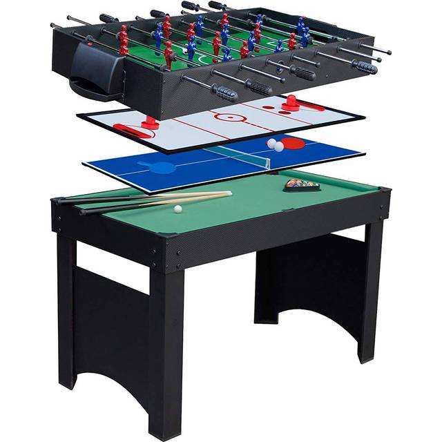 4 Foot Jupiter 4 In 1 Combo Table, Black