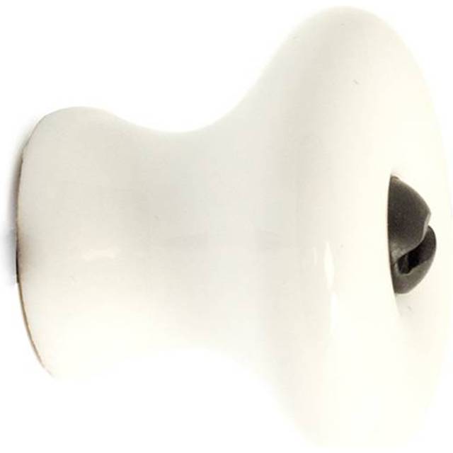 Knopp Thomas 25mm Porslin Vit 2st Habo 100216
