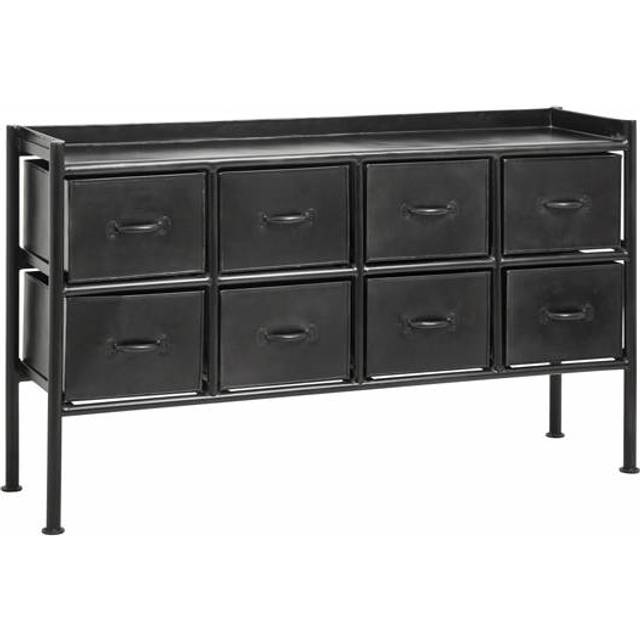 Nordal - PORTLAND drawer - Skänk - Black - H: 66 x D: 31 x L: 116 cm