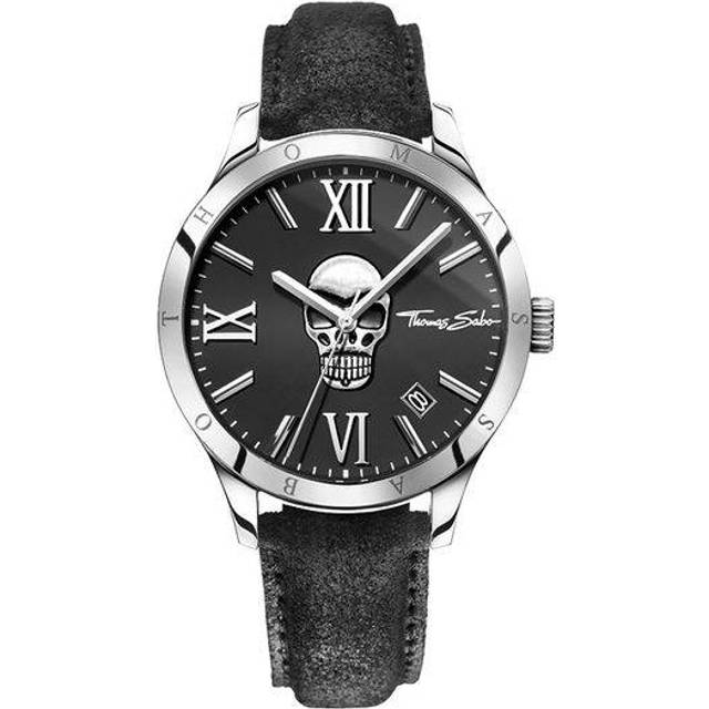 Thomas Sabo Herrenuhr Rebel at heart WA0210-218-203-43 mm - silber