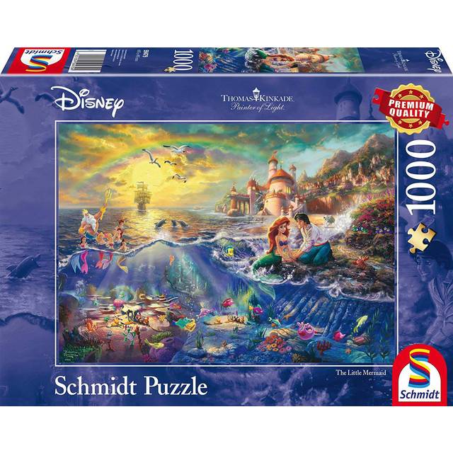 Thomas Kinkade Disney The Little Mermaid Puzzle 1000 pcs